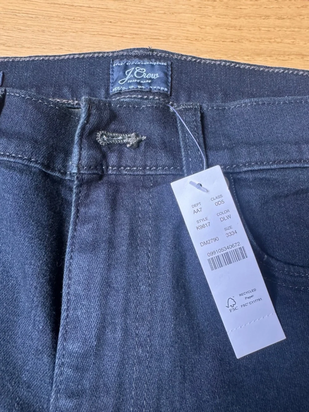 JCREW Men's Dark Jeans - Style 484 - Every Stitch Considered